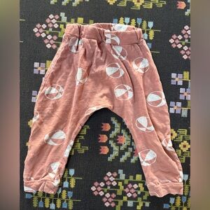 Red Rylee & Cru 12-18 month pants with beach balls